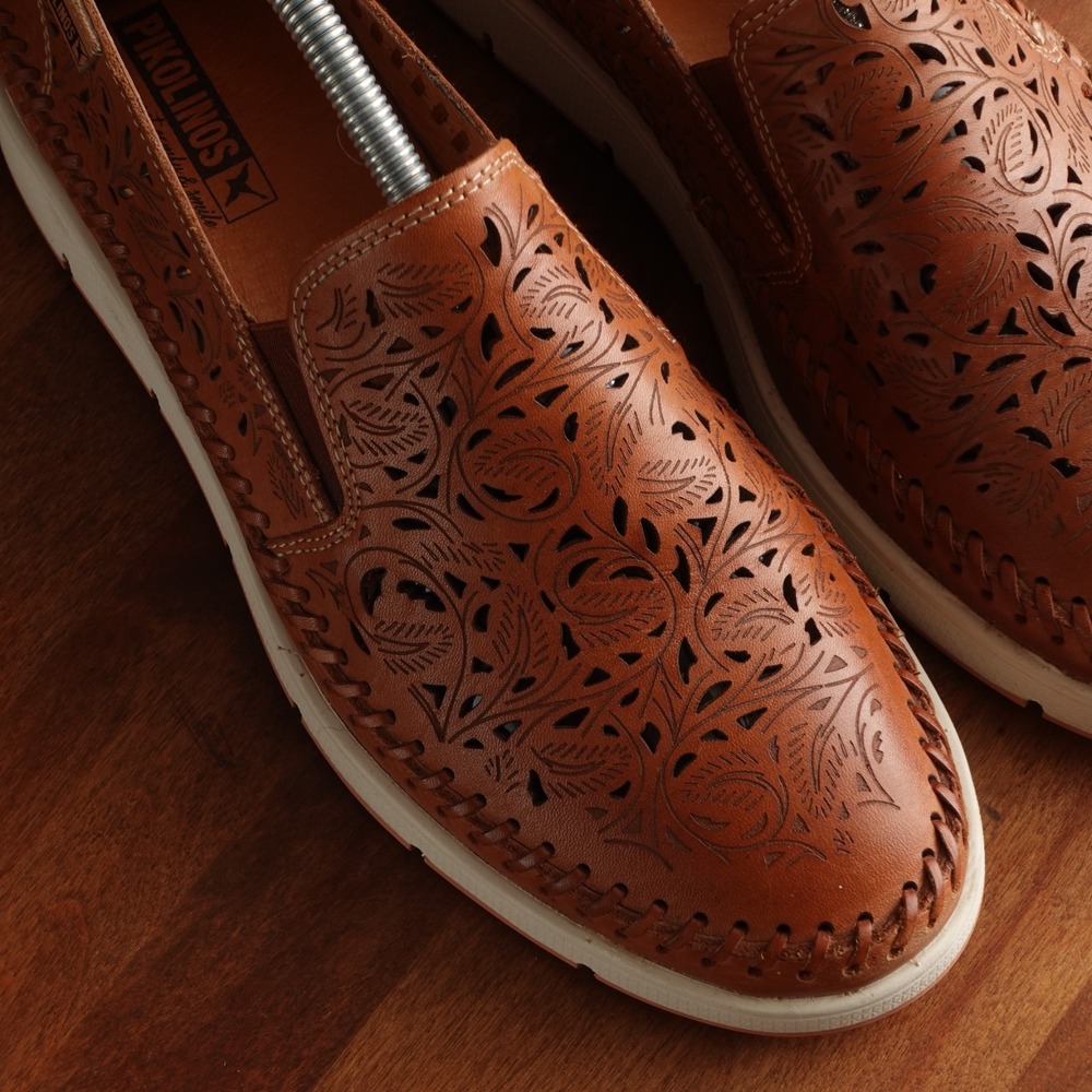 Pikolinos Loafers Womens SZ EU 38 US 7.5-8 Brown Tenerife Slip On Comfort Shoes - Picture 4 of 14